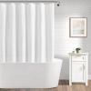 71-inch White Polyester Mildew Resistant Shower Curtain Liner