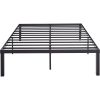 Queen size Modern 16-inch Heavy Steel Metal Platform Bed Frame