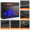 25 inch 3 Flame Colors Recessed Electric Heater