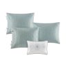 6-Piece Farmhouse Quilted Seafoam Blue Green Teal Reversible Daybed Cover Set