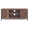 Modern Mid-Century Industrial Metal Wood TV Stand for TV up to 50-inch