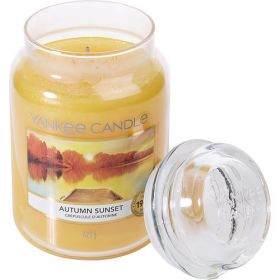 YANKEE CANDLE by Yankee Candle AUTUMN SUNSET SCENTED LARGE JAR 22 OZ