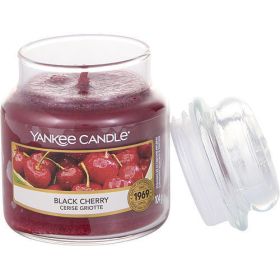 YANKEE CANDLE by Yankee Candle BLACK CHERRY SCENTED SMALL JAR 3.6 OZ