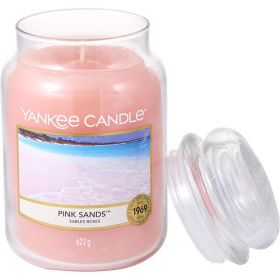 YANKEE CANDLE by Yankee Candle PINK SANDS SCENTED LARGE JAR 22 OZ