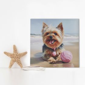 Yorkie Canvas Wall Art