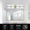 Vanity Lights With 4 LED Bulbs For Bathroom Lighting