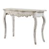 46" x 16.5" x 30" Slimline Whitewash Console Table, for Hallway Living Room Bedroom