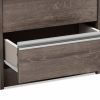 Rustic FarmHome 2 Drawer Nightstand Natural Oak